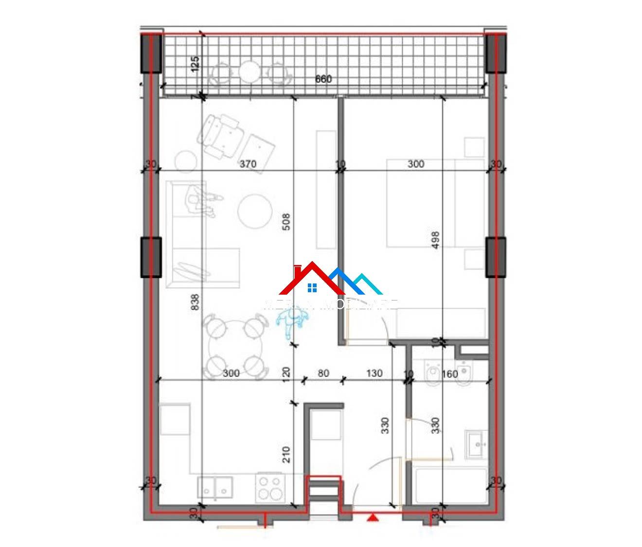 SHITET APARTAMENT 1+1 NE SHKOZE. – Tiranë - 1