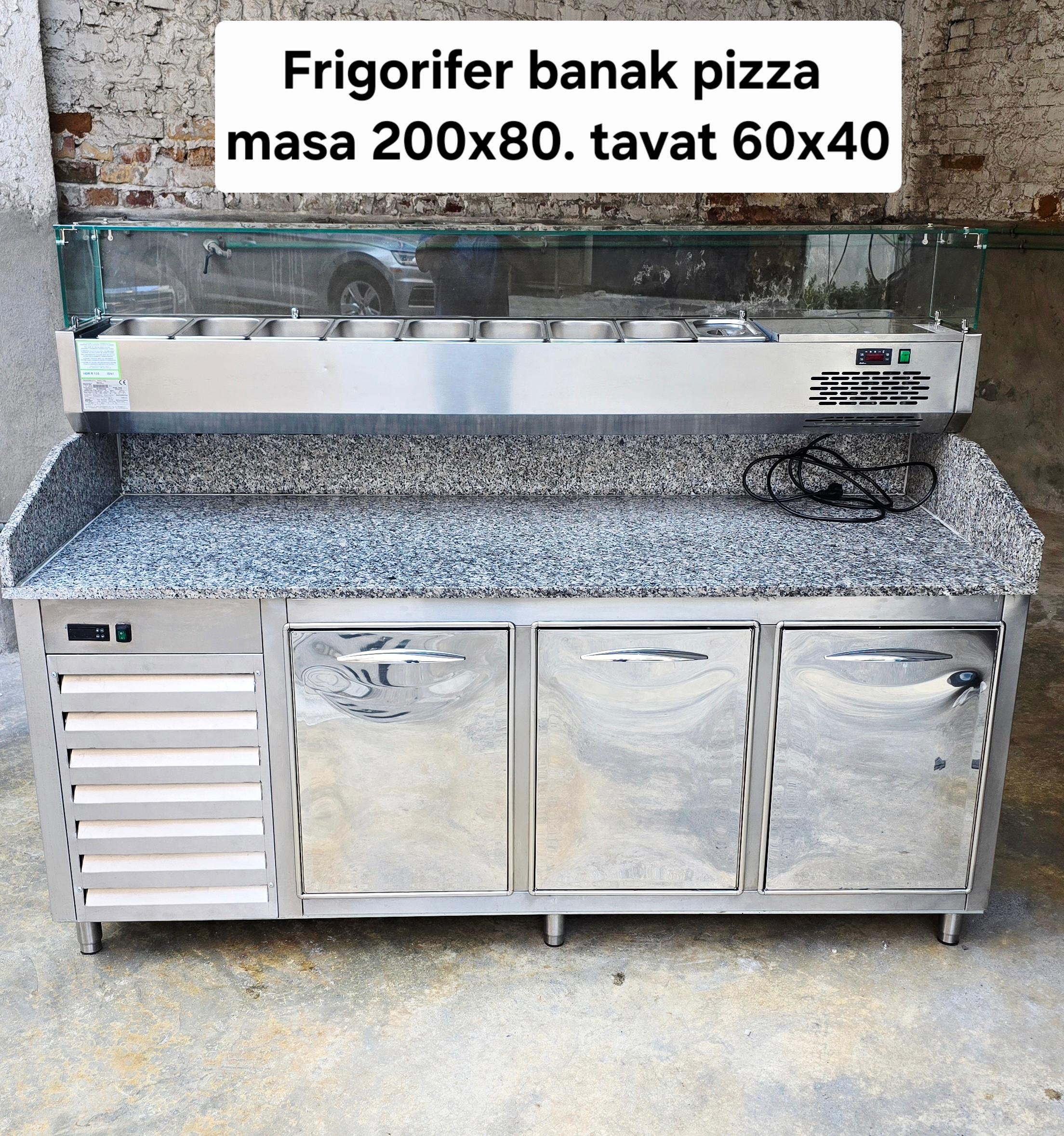 👉FRIGORIFER EKSPOZITOR PIZZA 200X80 TAVAT 60X40!!! – Durrës