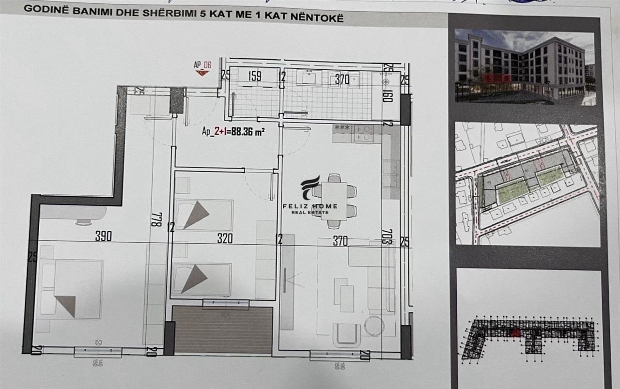 SHITET APARTAMENT 2+1 KAMEZ 78.000 EURO – Tiranë - 1