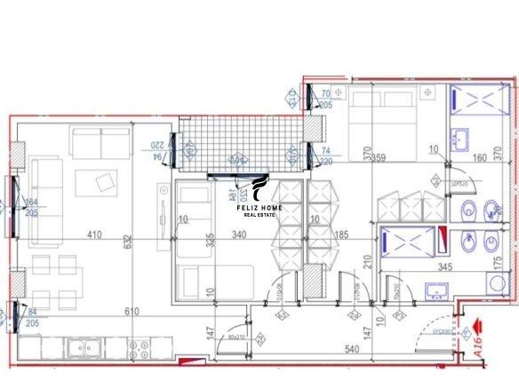 SHITET APARTAMENT 2+1+2 KOMUNA E PARISIT 309.000 EURO FH-603 – Tiranë
