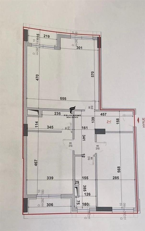 SHITET APARTAMENT 2+1+2 BULEVARDI I RI 198.500 EURO – Tiranë