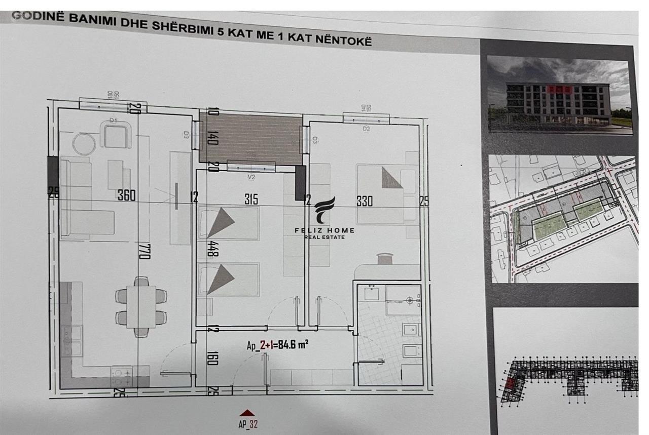 SHITET APARTAMENT 2+1 KAMEZ 75.000 EURO – Tiranë - 1
