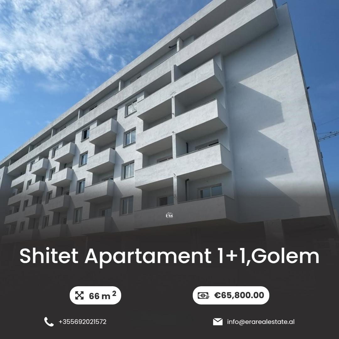 Shitet apartament 1+1, Golem. – Durrës