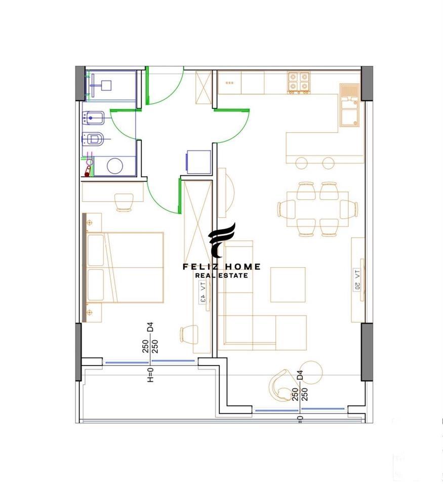 SHITET APARTAMENT,LIBURNA REZIDENCE,GOLEM,103.824 EURO. – Tiranë