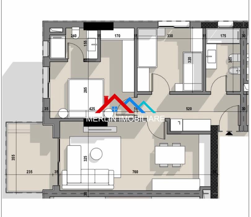 SHITET APARTAMENT 2+1+2 NE RRUGEN 5 MAJI, NE FAZE SUVATIMI. – Tiranë - 1