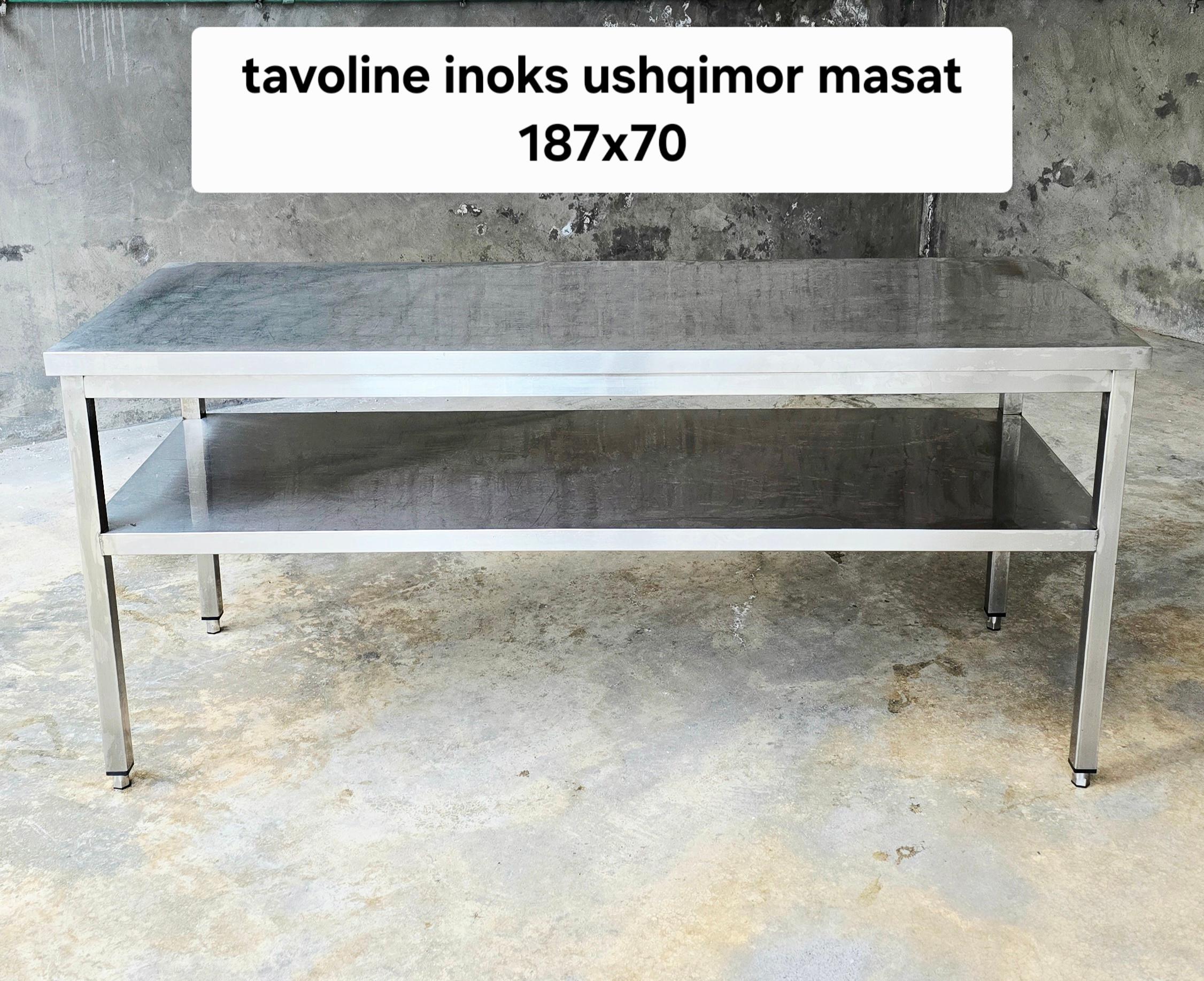 👉TAVOLINE PUNE INOKSI USHQIMOR 187X70!!! – Durrës