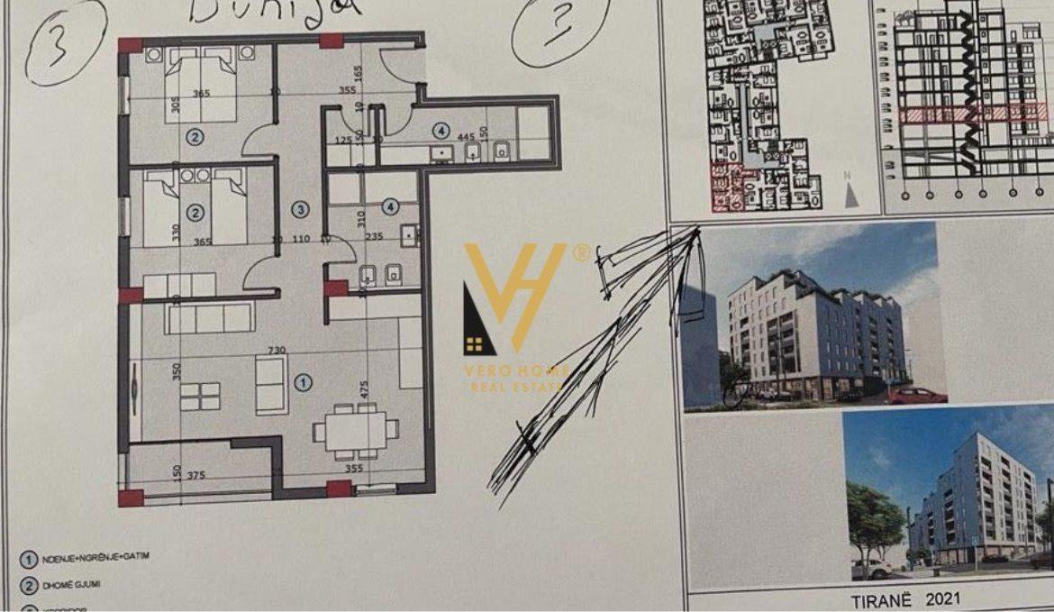 SHITET APARTAMENT 2+1+2 TEK ALI DEMI 144.000 EURO – Tiranë