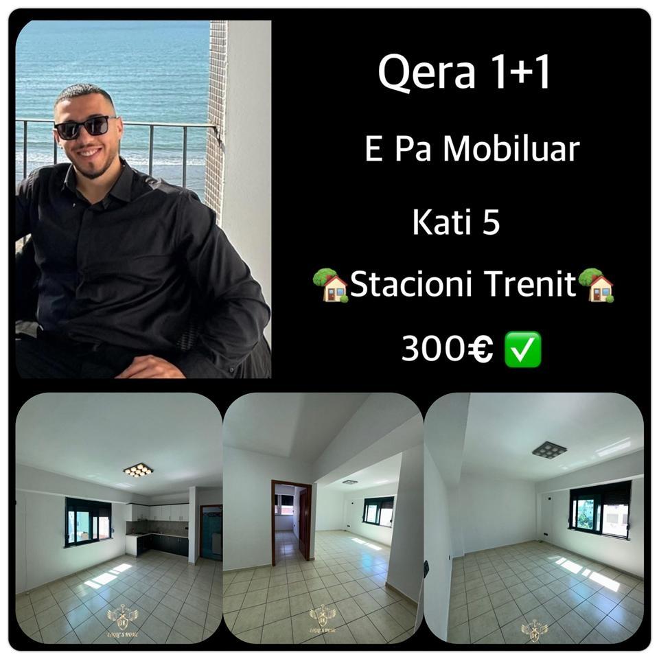 Qera 1+1 📍Stacioni Trenit,Durres 💶 300 € – Durrës