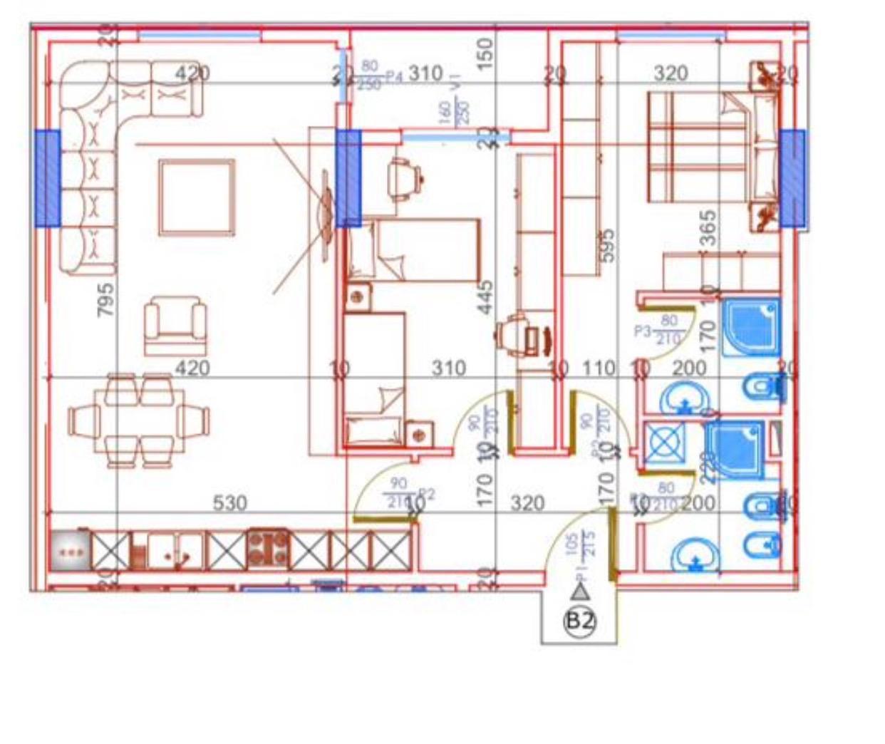 SHITET APARTAMENT 2+1+2 KAMEZ 93.000 EURO FH-69886 – Tiranë - 1
