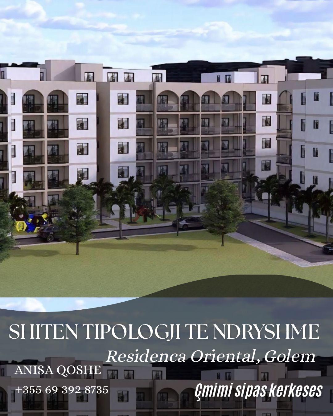 0693928735 SHITEN APARTAMENTE ME TIPOLOGJI TE NDRYSHME,GOLEM – Durrës