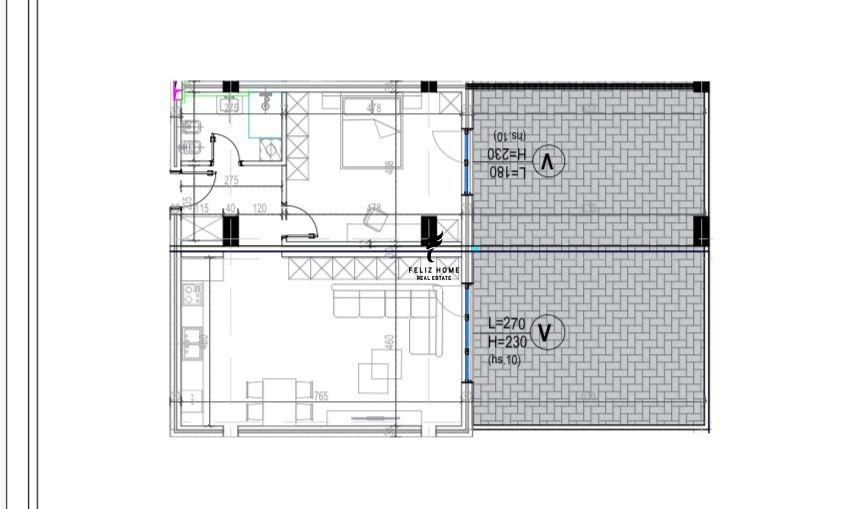 SHITET APARTAMENT 1+1 KODRA E DIELLIT 2 210.200 EURO FH-7927 – Tiranë