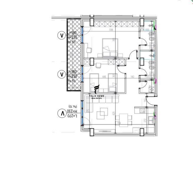 SHITET APARTAMENT 2+1+2 KODRA E DIELLIT 2 232.000 EURO FH-79 – Tiranë