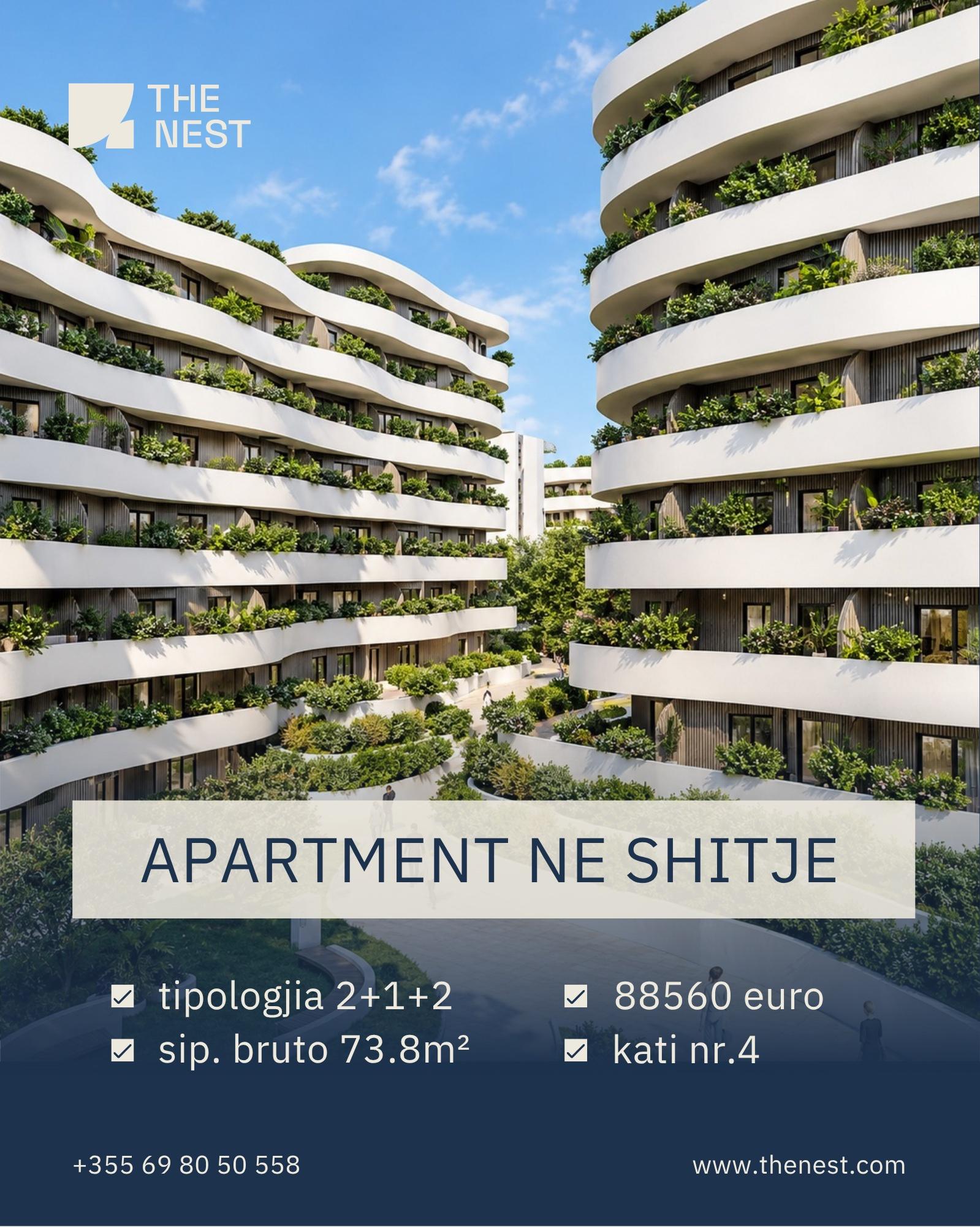 TN0045 | AP. 2+1 PËR SHITJE TEK ALUNA R. PASKUQAN – Tiranë