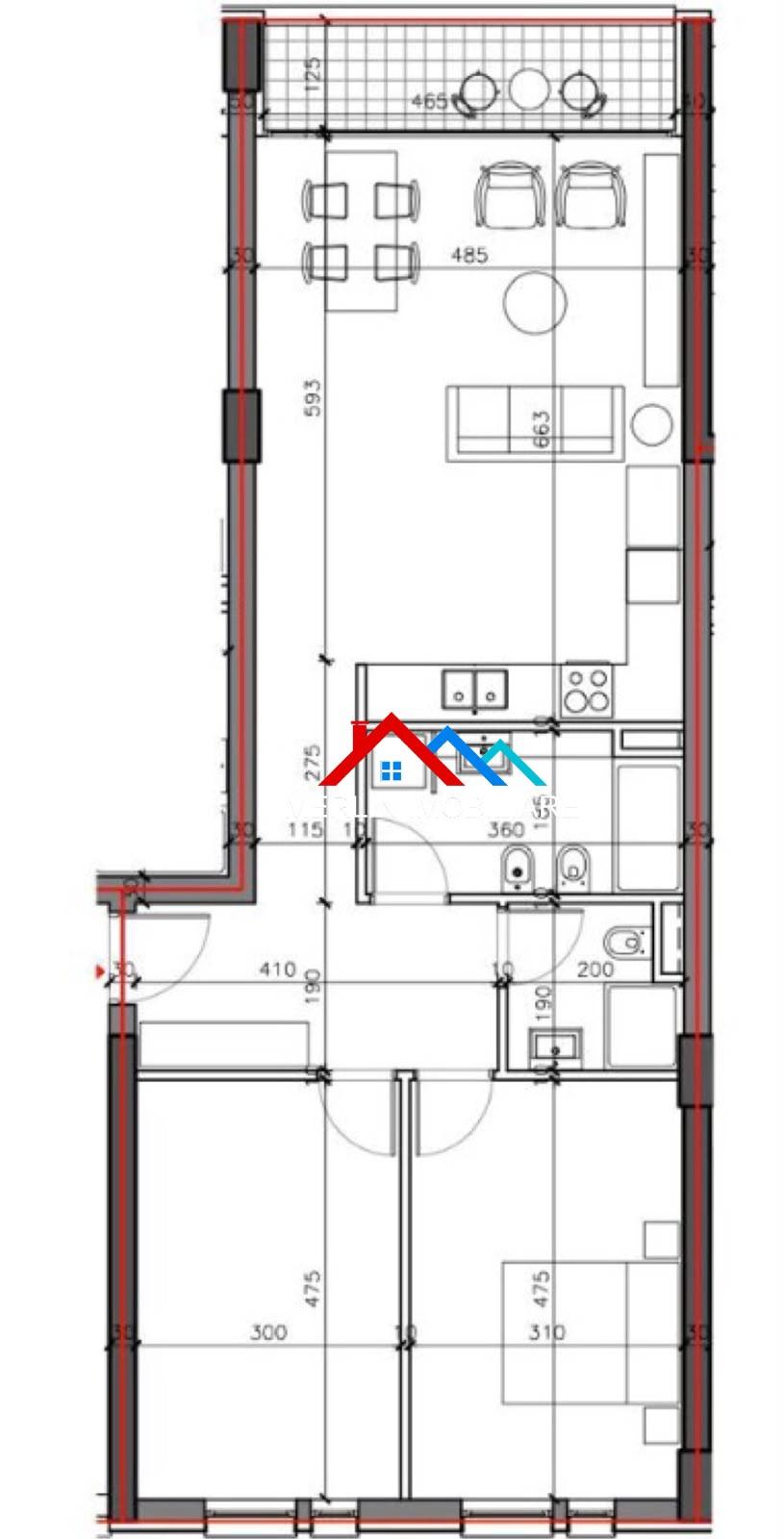 SHITET APARTAMENT 2+1 NE SHKOZE. – Tiranë - 1