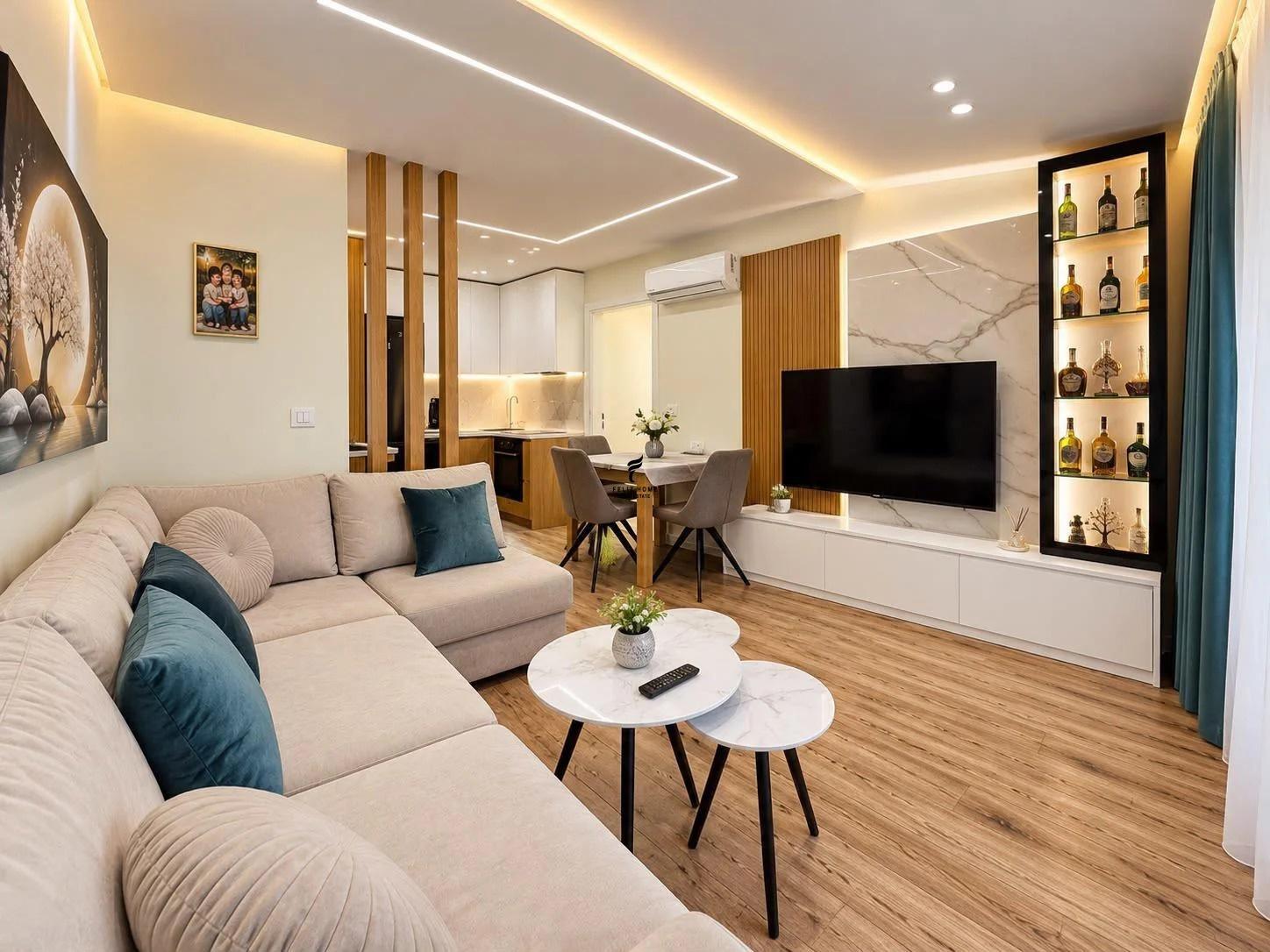 APARTAMENT ME QERA 2+1 LAPRAKE 100.000 LEKE FH-99077 – Tiranë