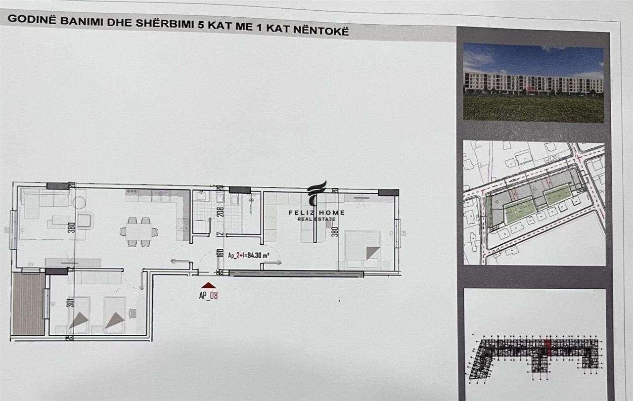 SHITET APARTAMENT 2+1 KAMEZ 83.100 EURO – Tiranë - 1