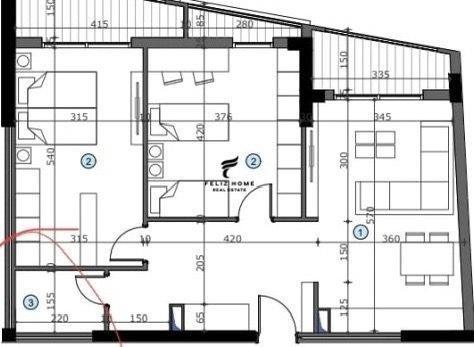 ZYRE ME QERA 100 M2 KOMUNA E PARISIT 1.500 EURO – Tiranë