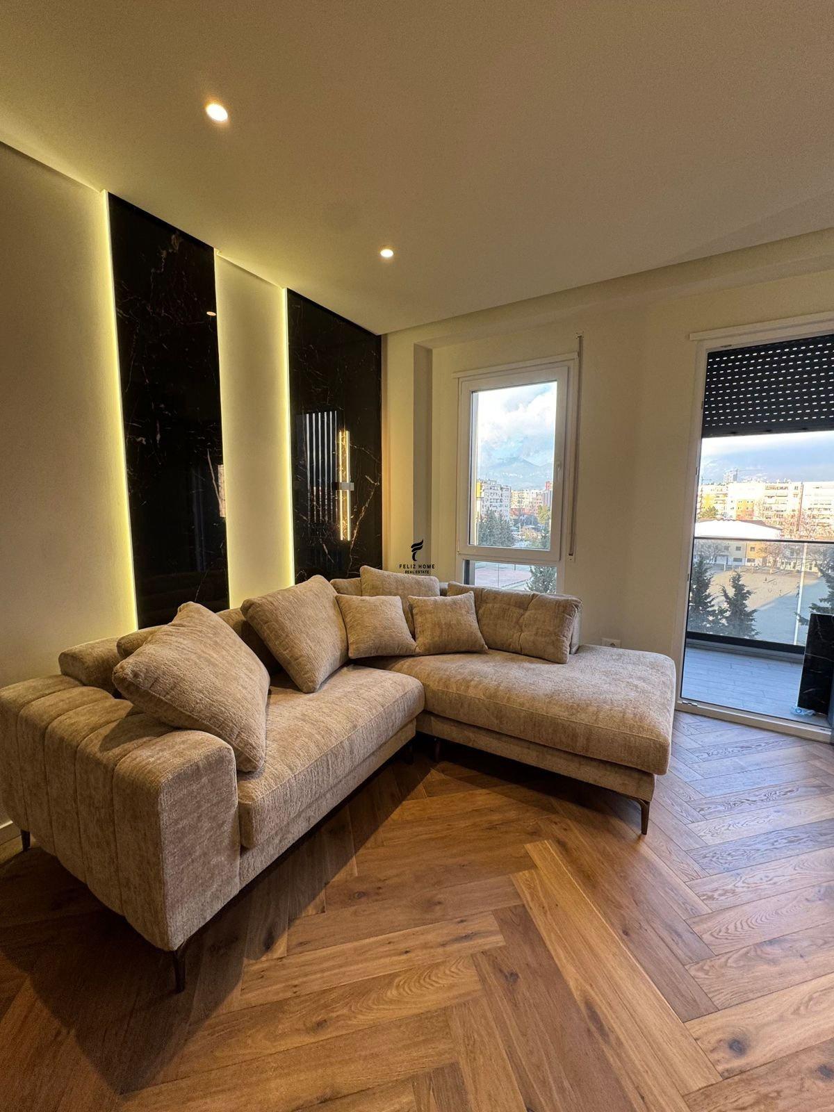 APARTAMENT ME QERA 2+1+PARKING DON BOSKO 1070 EURO FH-65779 – Tiranë - 1