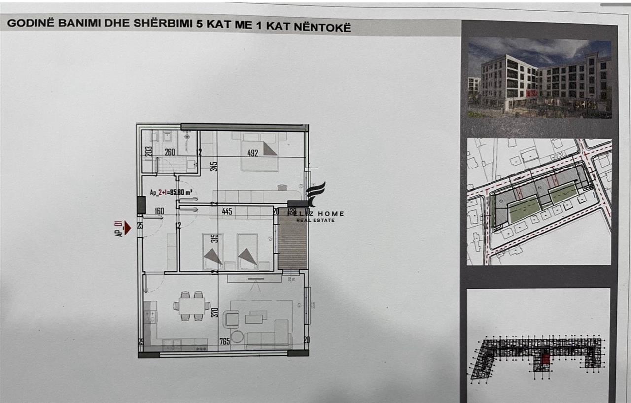 SHITET APARTAMENT 2+1 KAMEZ 75.700 EURO – Tiranë - 1