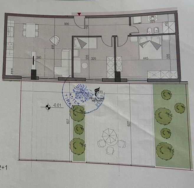 SHITET APARTAMENT 2+1+VERANDE UNIVERS CITY 211.640 EURO FH-7 – Tiranë