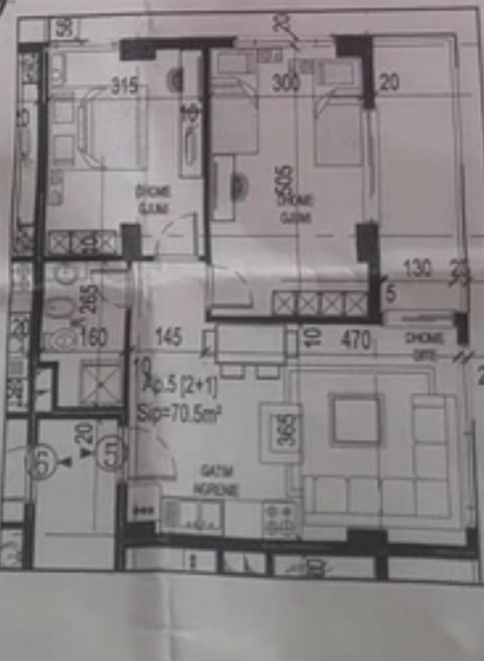 SHITET APARTAMENT 2+1 YZBERISHT 116.000.000 LEKE – Tiranë - 1