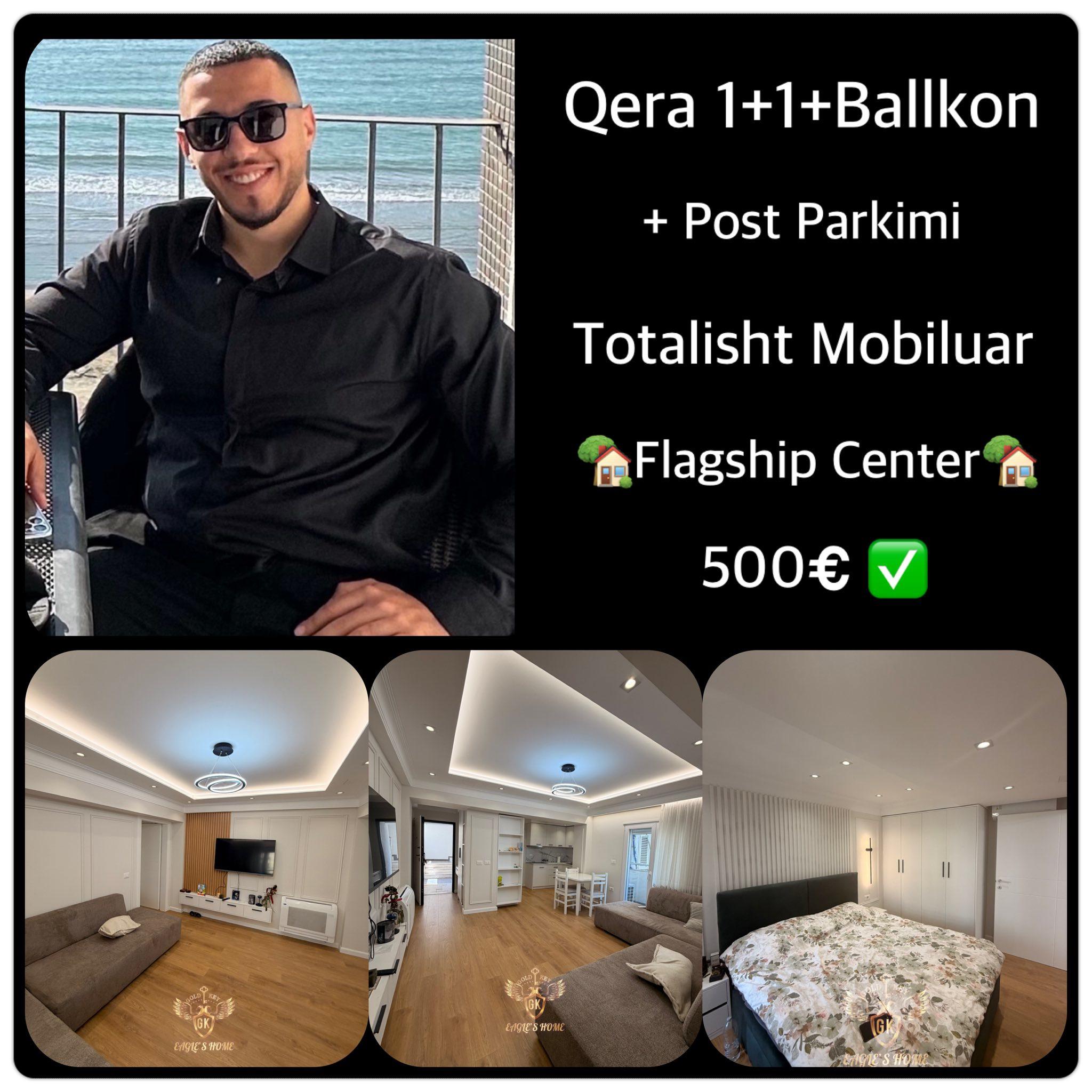 🏡 APARTAMENT ME QERA • 1+1 + Ballkon +Post Parkimi 📍Flags – Durrës