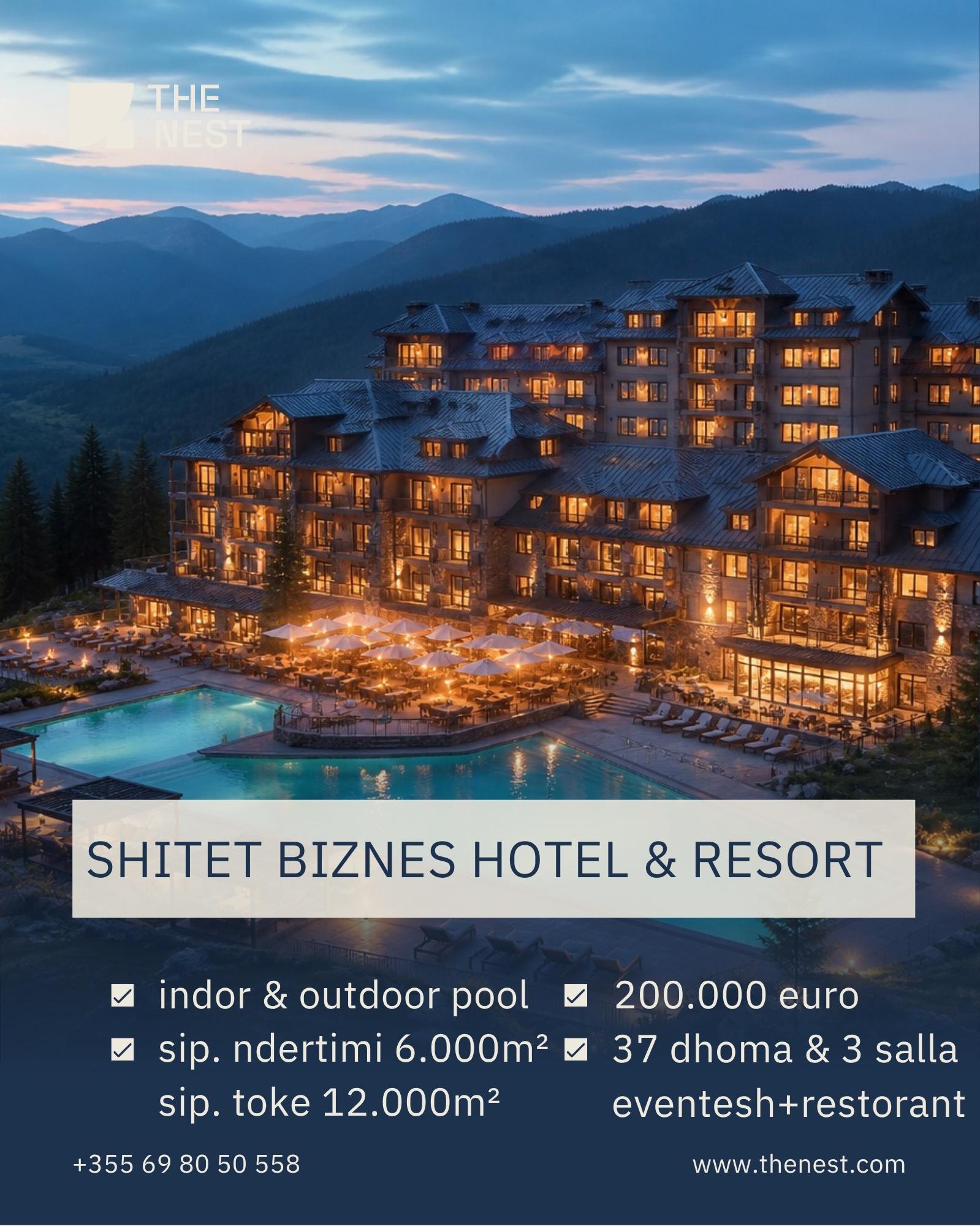 TN0047 | HOTEL & RESORT PËR SHITJE PRANE TEG – Tiranë
