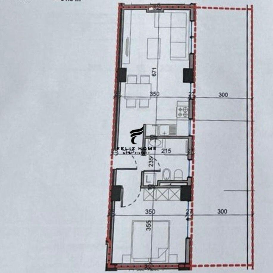 SHITET APARTAMENT 1+1 BULEVARDI I RI 161.787 EURO – Tiranë