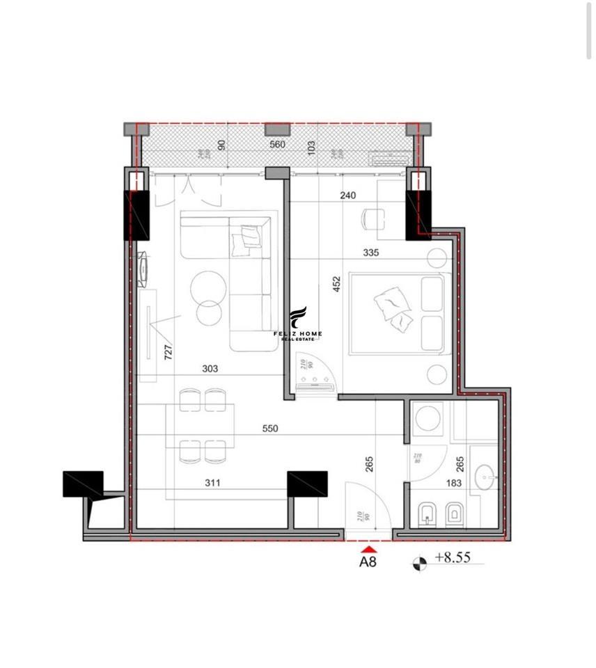 SHITET APARTAMENT 1+1 ISH FUSHA E AVIACIONIT 140.000 EURO – Tiranë