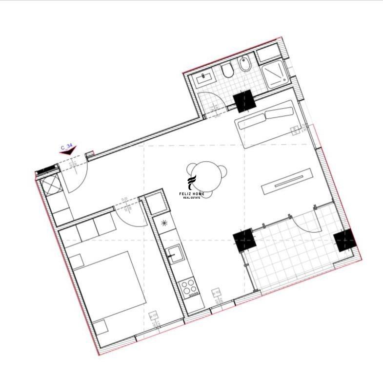 SHITET APARTAMENT 1+1 ASTIR 88.000 EURO FH-69558 – Tiranë