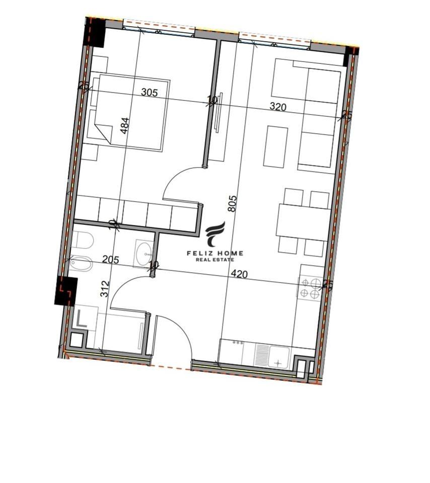 SHITET APARTAMENT 1+1 PASKUQAN 72.500 EURO – Tiranë