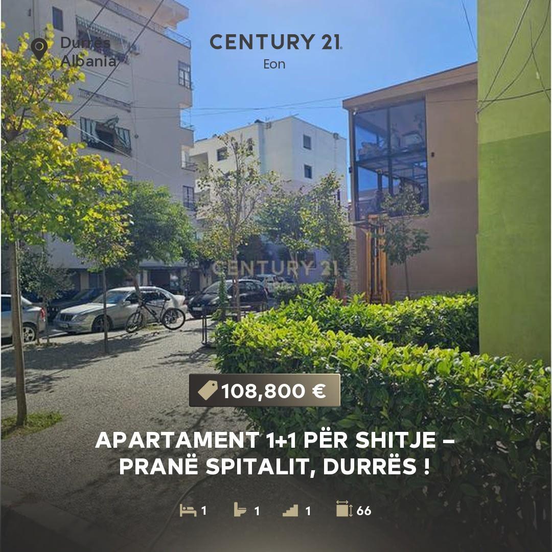 +355685002150 💥 APARTAMENT 1+1 PËR SHITJE – PRANË SPITALIT, – Durrës