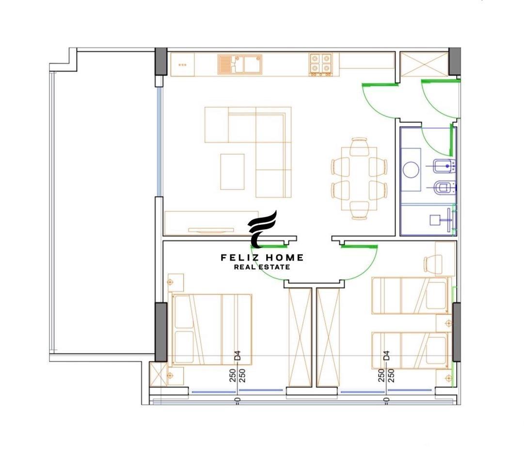 SHITET APARTAMENT 3+1 LIBURNA REZIDENCE GOLEM 310.000 EURO – Tiranë
