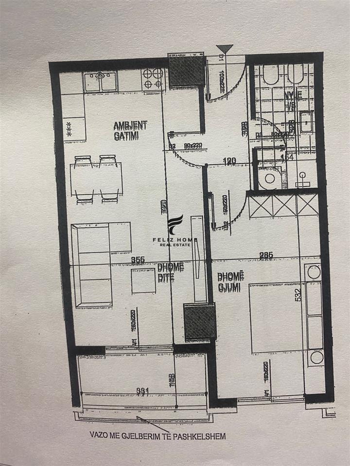 SHITET APARTAMENT 1+1 ISH FUSHA AVIACIONIT 125.000 EURO – Tiranë
