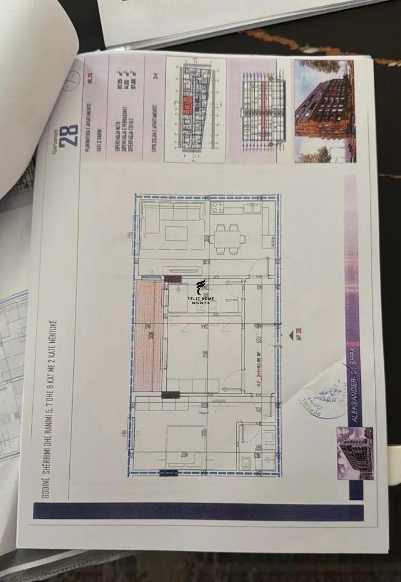 SHITET APARTAMENT 2+1 INSTITUT 83.300 EURO FH-94146 – Tiranë - 1