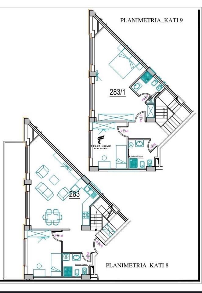 SHITET DUBLEX 172 M2 21 DHJETORI 310.000 EURO – Tiranë