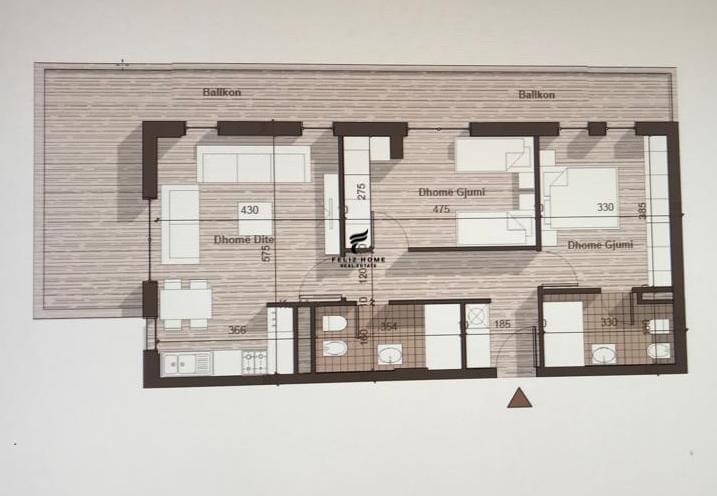 SHITET APARTAMENT 2+1 UNIVERS CITY 127.000 EURO – Tiranë
