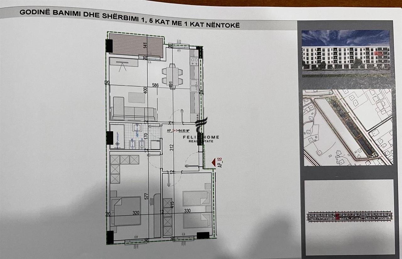 SHITET APARTAMENT 2+1 KAMEZ 75.000 EURO – Tiranë - 1