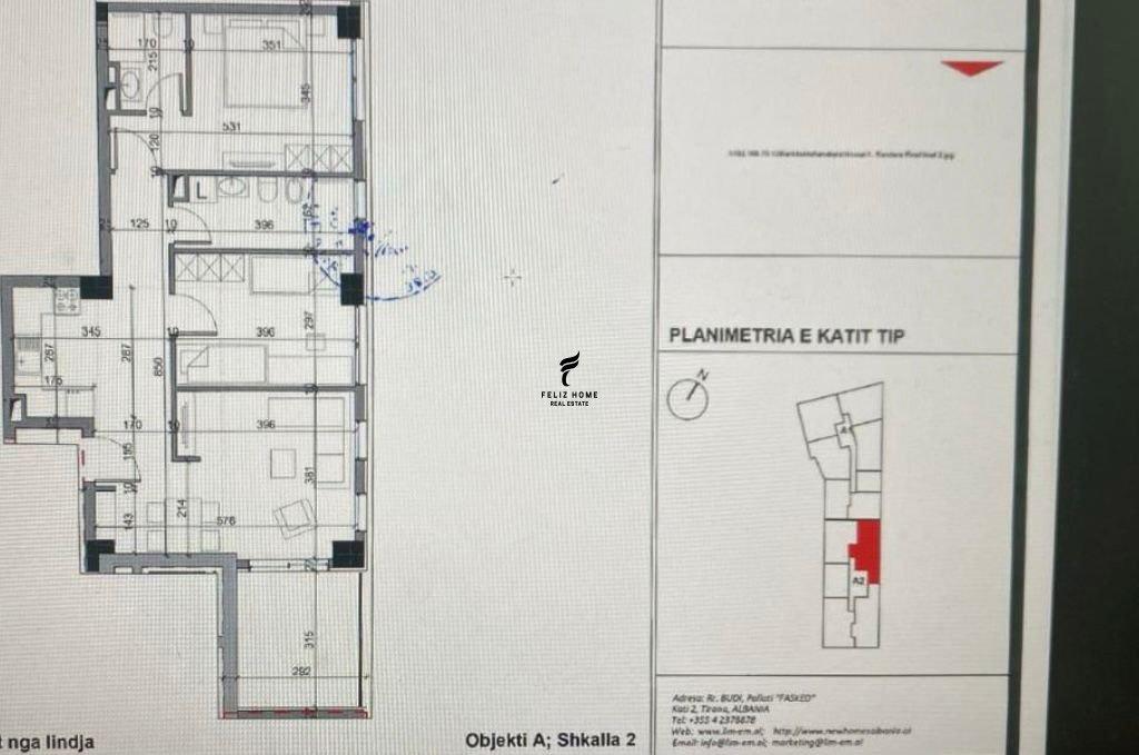 SHITET APARTAMENT 2+1 STACION TRENIT 258.000 EURO FH-65179 – Tiranë - 1