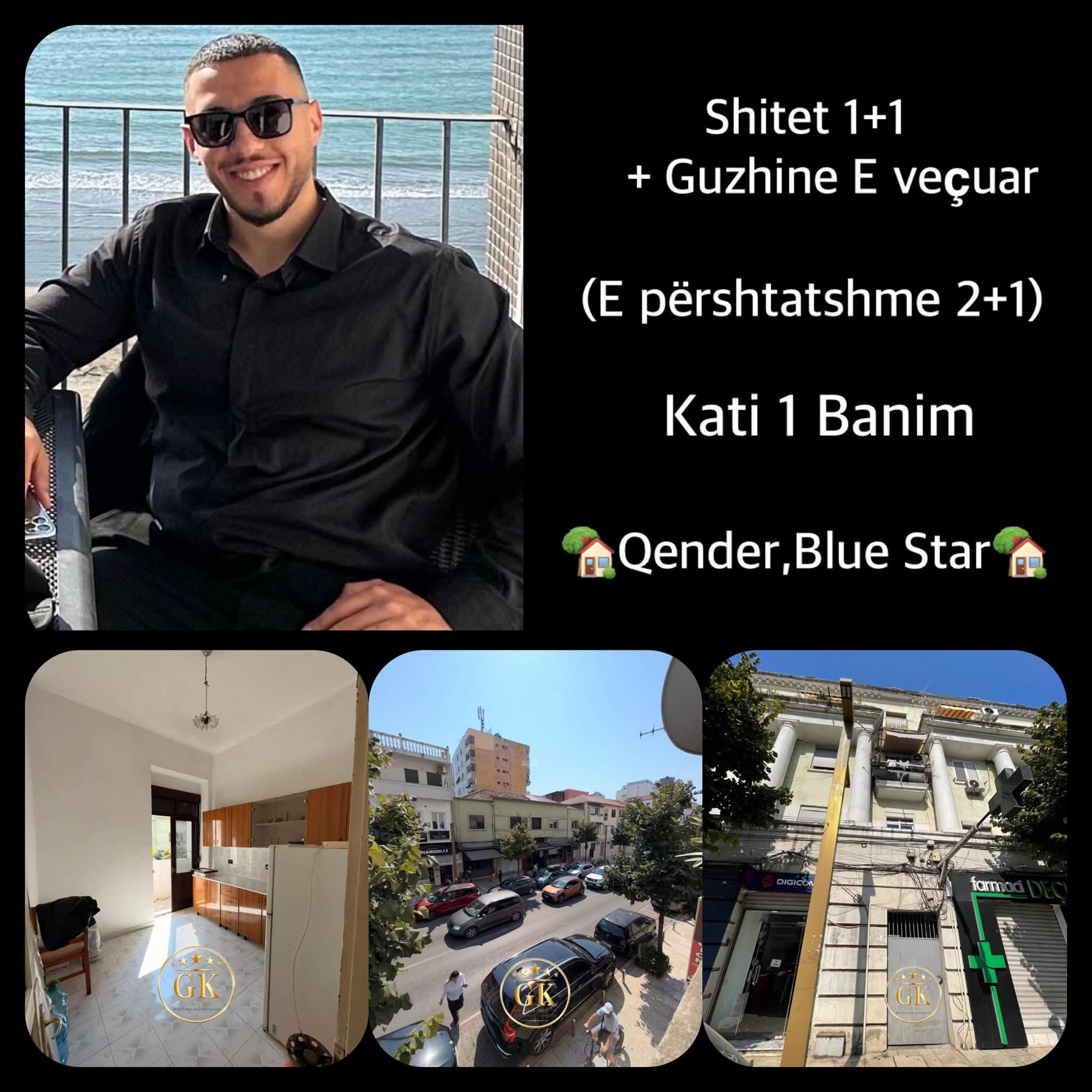 SHITET APARTAMENT 1+1+Guzhine te vecuar (Pershtatet 2+1) – Q – Durrës - 1