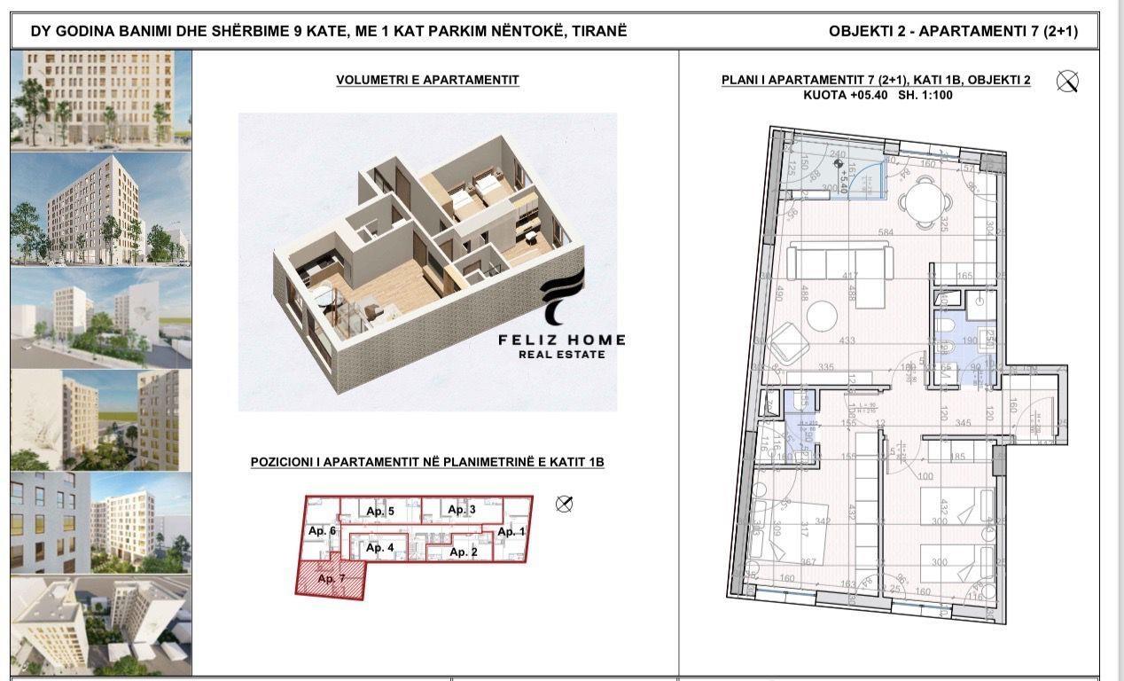 SHITET APARTAMENT 2+1 ASTIR 128.000 EURO – Tiranë