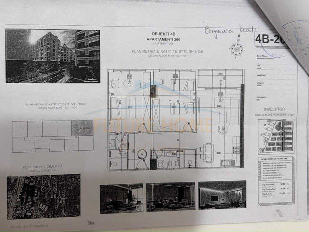 0696044423Shitet,Apartament2+1Rezidenca"Liburna"Mali i Robit – Tiranë