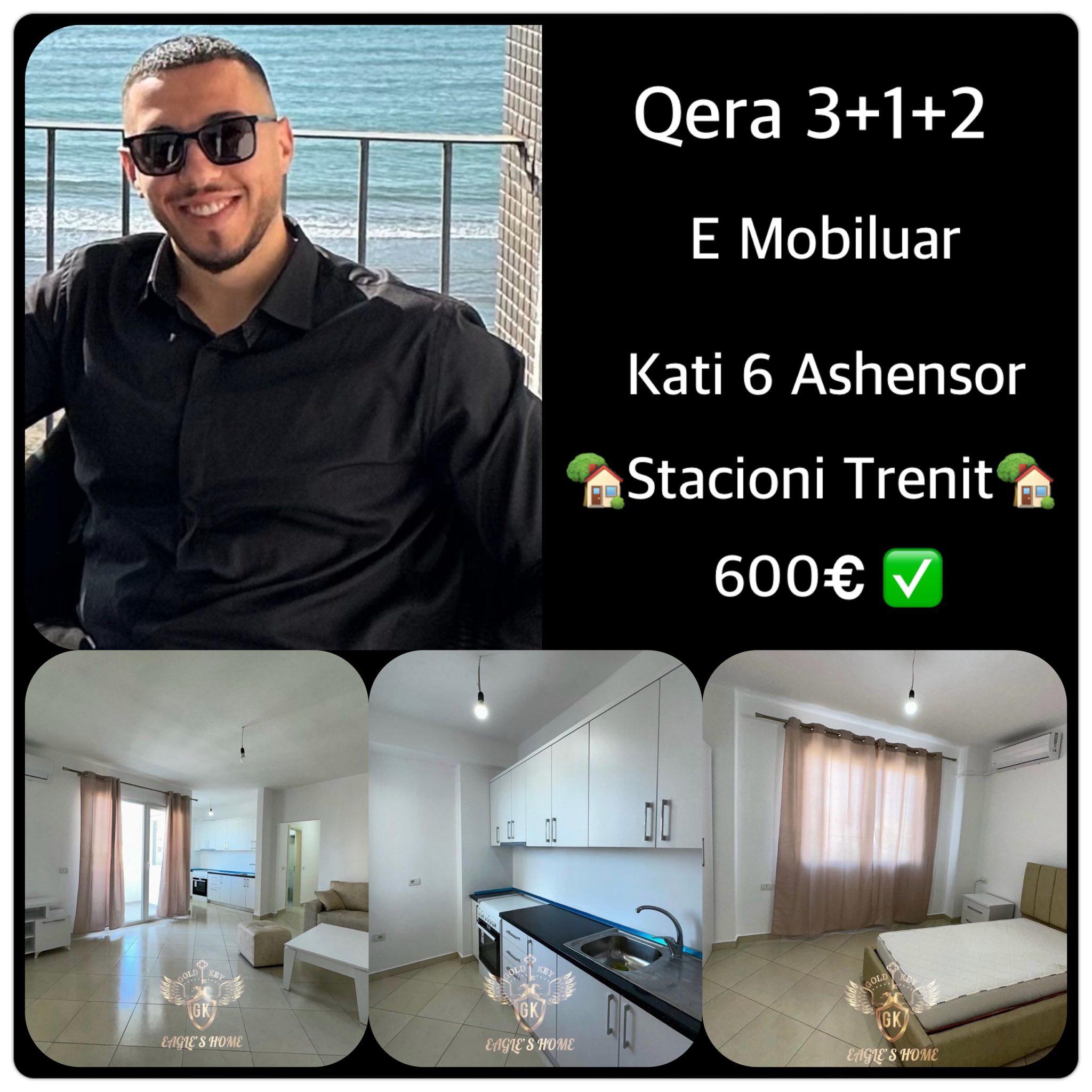 APARTAMENT ME QERA • 3+1+2 me Ballkon 📍Stacioni Treni – Durrës - 1