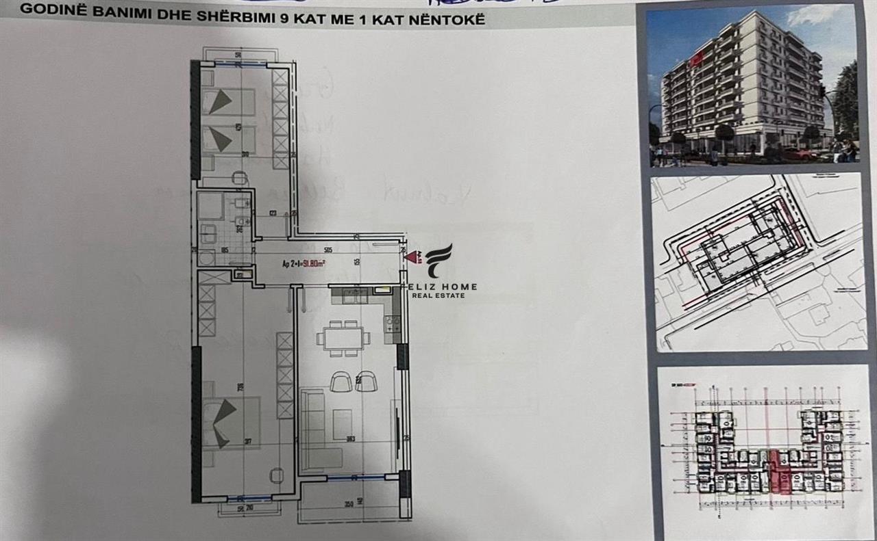 SHITET APARTAMENT 2+1 KAMEZ 85.300 EURO – Tiranë - 1