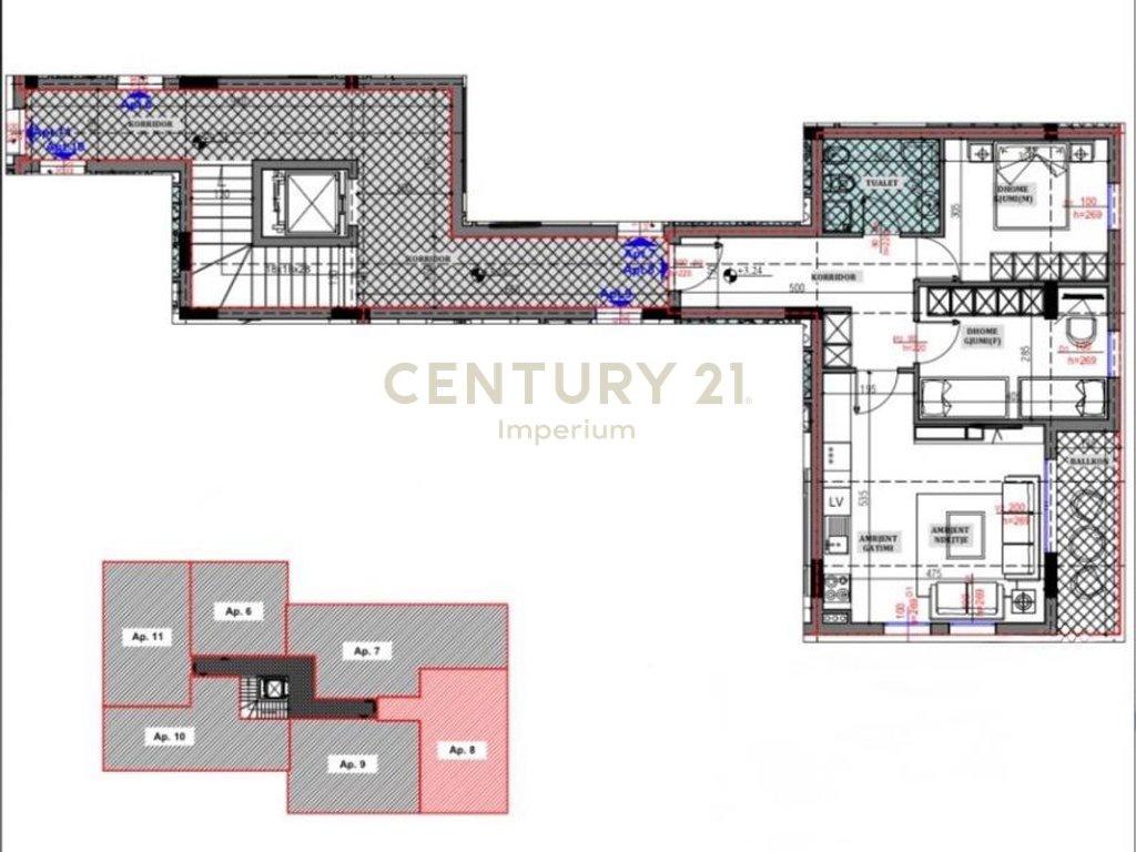 Apartament 2+1 për shitje tek Porta e Re, Sauk! – Tiranë - 1