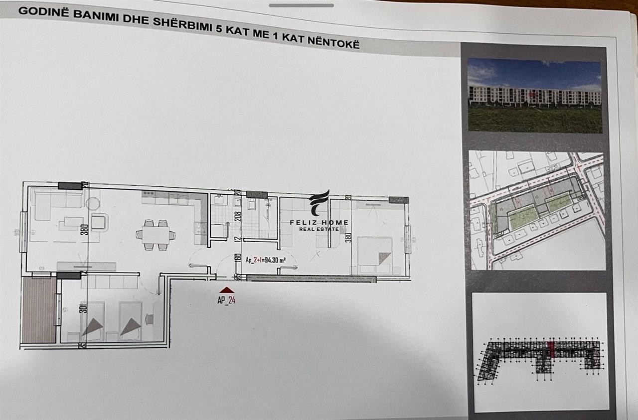 SHITET APARTAMENT 2+1 KAMEZ 83.100 EURO – Tiranë - 1