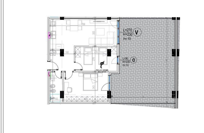 SHITET APARTAMENT 2+1 KODRA E DIELLIT 2 210.000 EURO FH-7916 – Tiranë