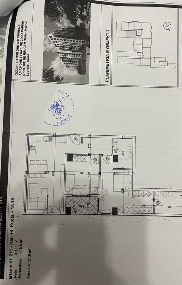 SHITET APARTAMENT 2+1 LAPRAKE 176.200 EURO – Tiranë
