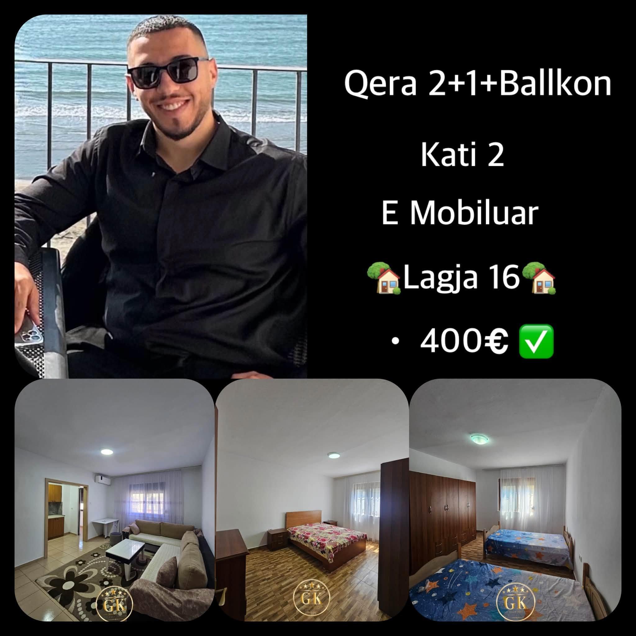 🏡 APARTAMENT ME QERA • 2+1 me Ballkon 📍Lagja 16,Kastrati – Durrës