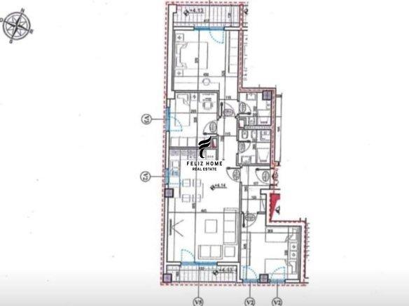 ZYRE ME QERA 128 M2 BULEVARDI I RI 80.000 LEKE FH-67246 – Tiranë